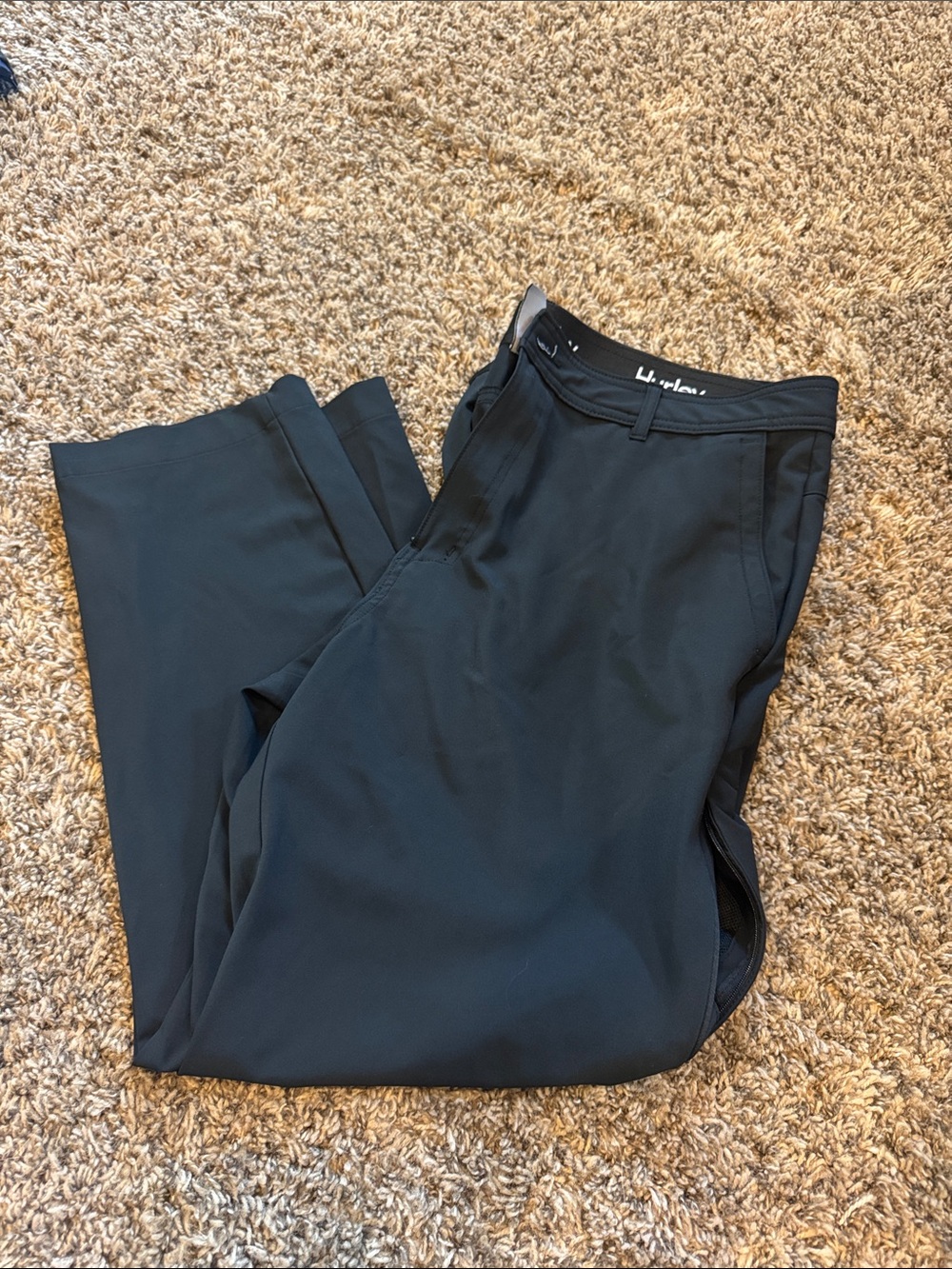 Hurley Men's Black Athletic Pants 36x30